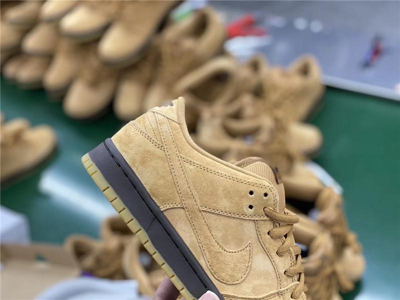 Pk God Sb dunk low wheat mocha retail materials ready to ship